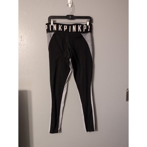 PINK Victoria's Secret Ultimate Gray Black Leggings Size M - Picture 4 of 7